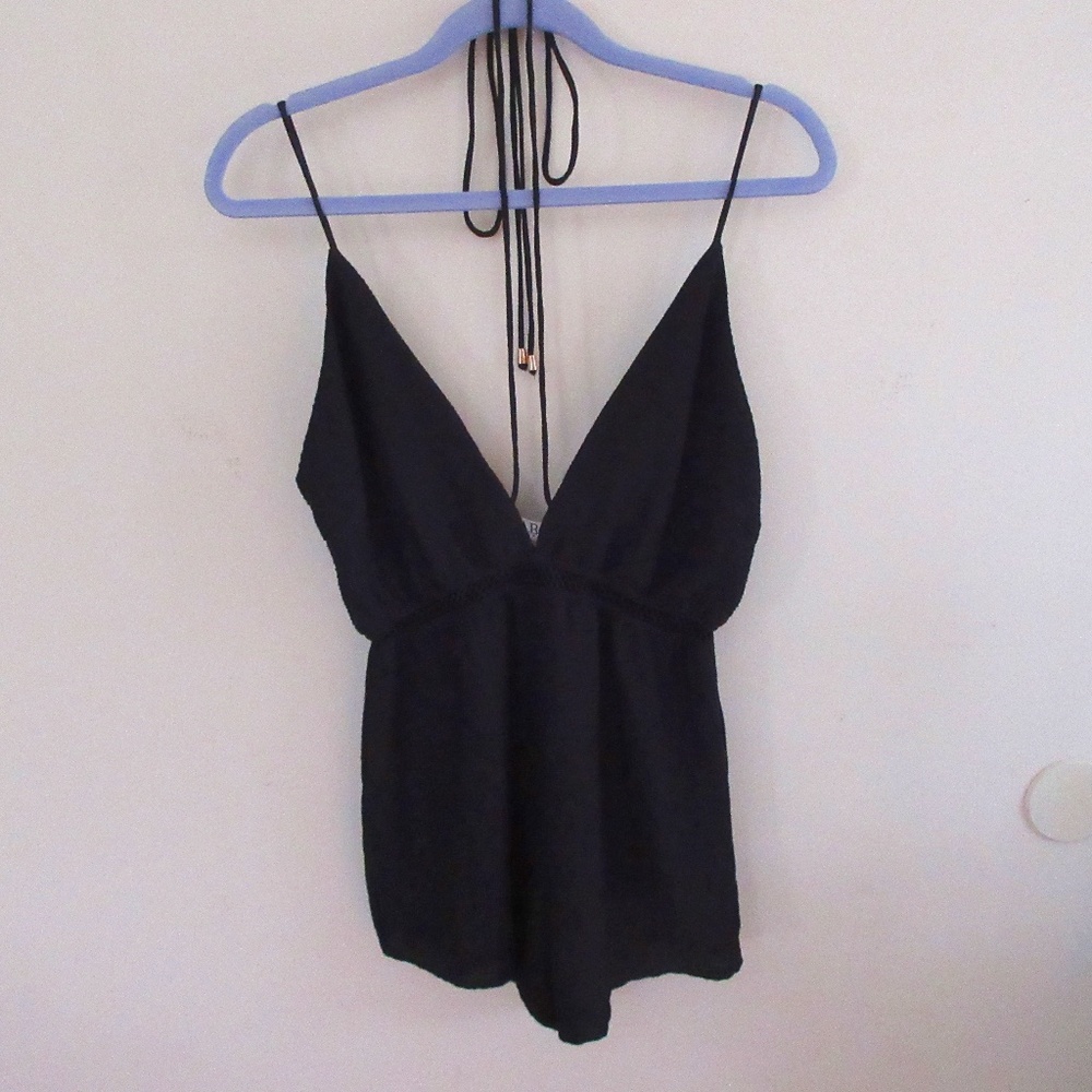 short black romper; size S; SABO